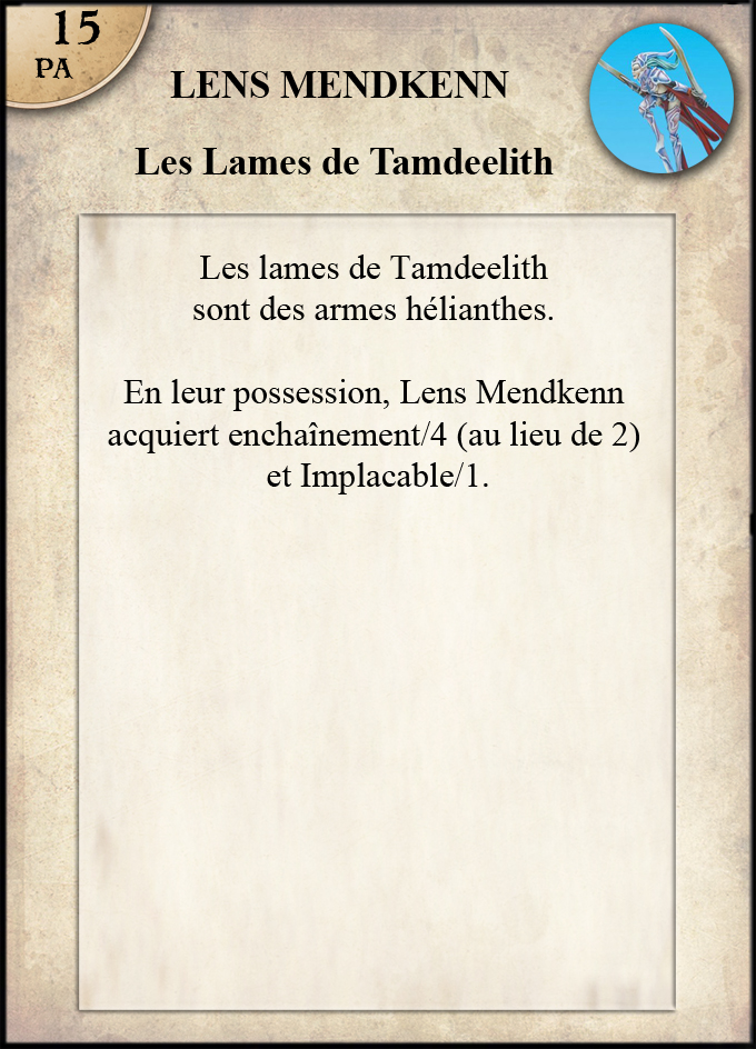 Lames de Tamdeelith